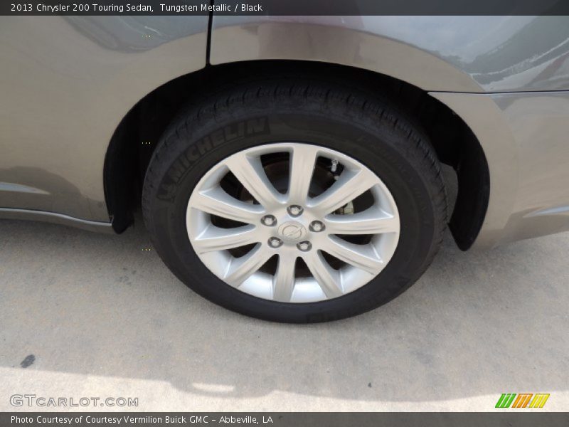 Tungsten Metallic / Black 2013 Chrysler 200 Touring Sedan