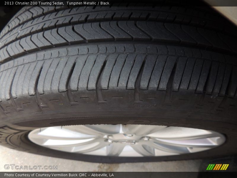 Tungsten Metallic / Black 2013 Chrysler 200 Touring Sedan