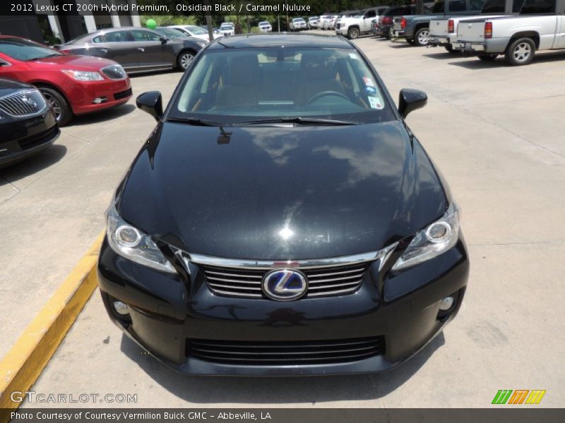 Obsidian Black / Caramel Nuluxe 2012 Lexus CT 200h Hybrid Premium