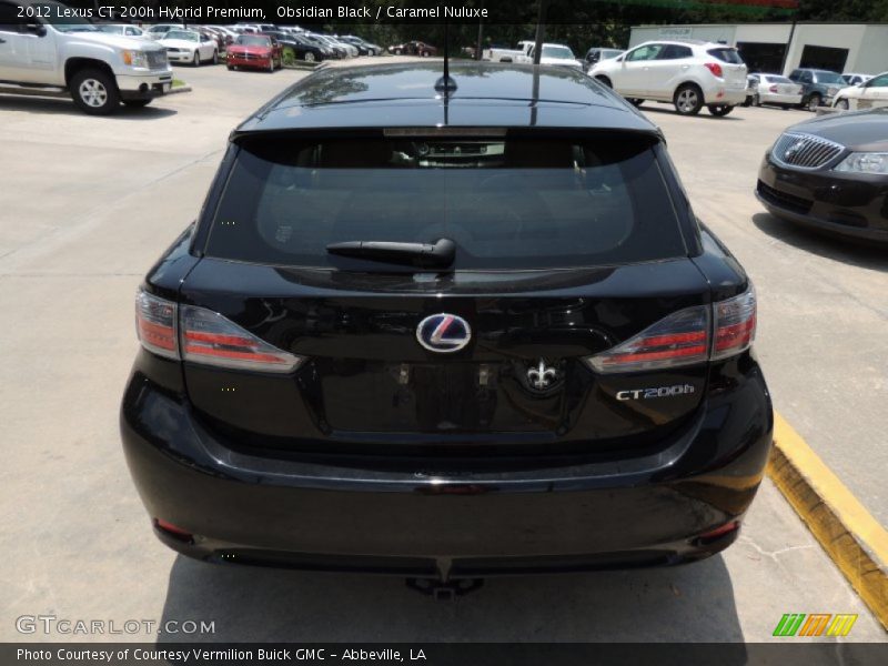 Obsidian Black / Caramel Nuluxe 2012 Lexus CT 200h Hybrid Premium