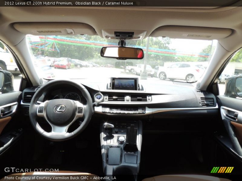 Obsidian Black / Caramel Nuluxe 2012 Lexus CT 200h Hybrid Premium