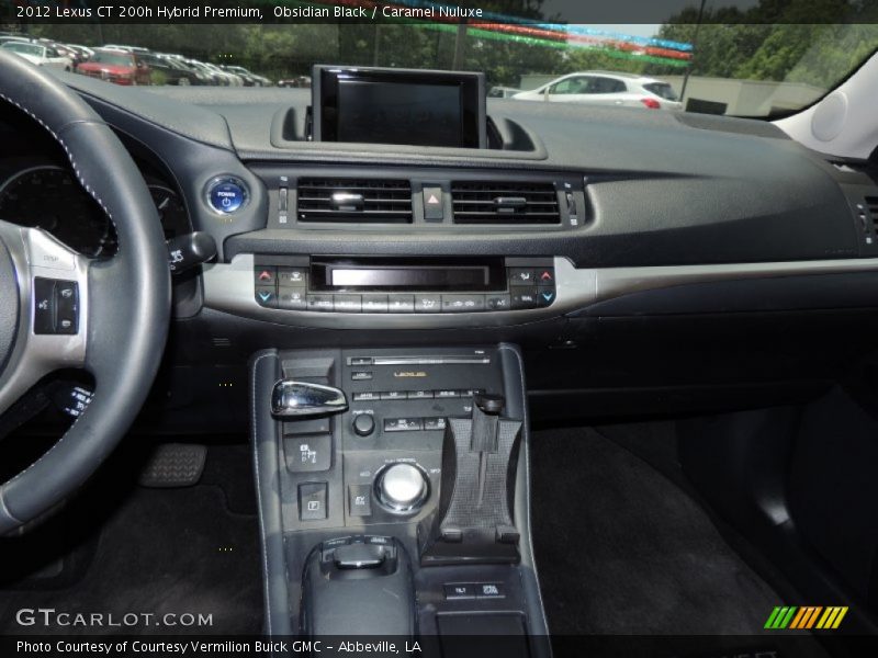 Obsidian Black / Caramel Nuluxe 2012 Lexus CT 200h Hybrid Premium