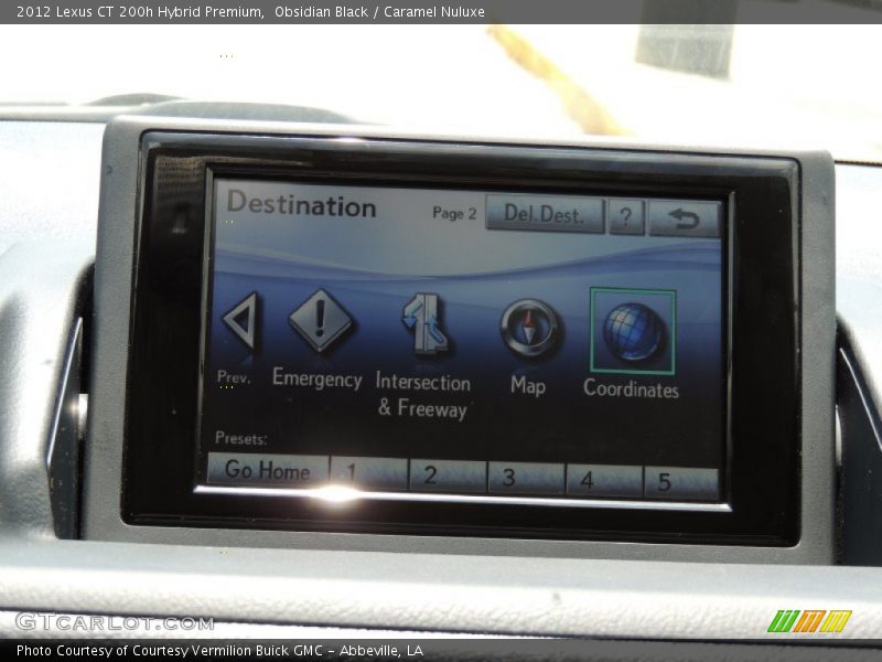 Obsidian Black / Caramel Nuluxe 2012 Lexus CT 200h Hybrid Premium