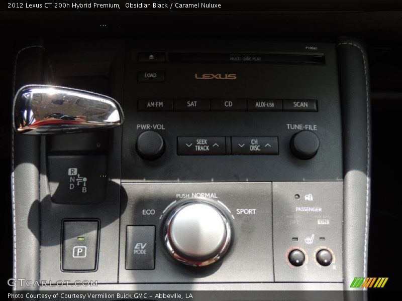 Obsidian Black / Caramel Nuluxe 2012 Lexus CT 200h Hybrid Premium