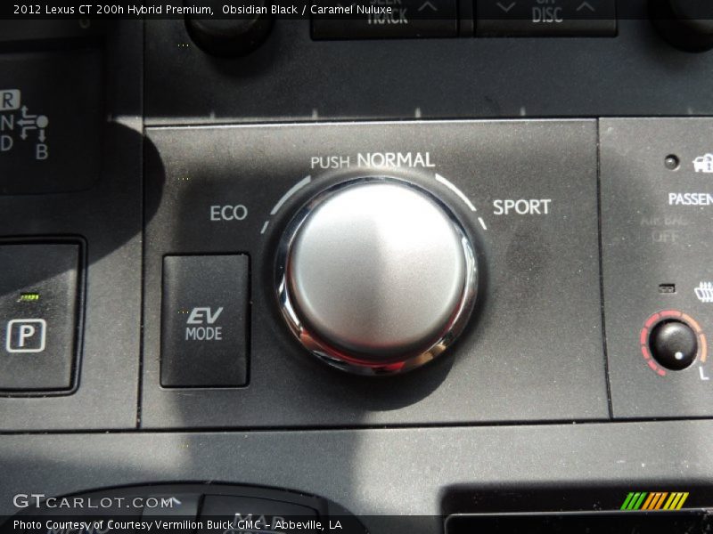 Obsidian Black / Caramel Nuluxe 2012 Lexus CT 200h Hybrid Premium