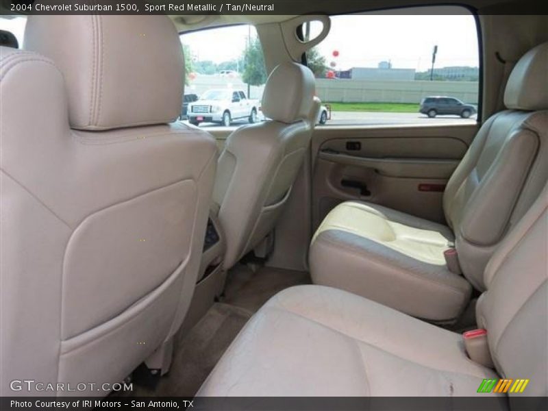 Sport Red Metallic / Tan/Neutral 2004 Chevrolet Suburban 1500