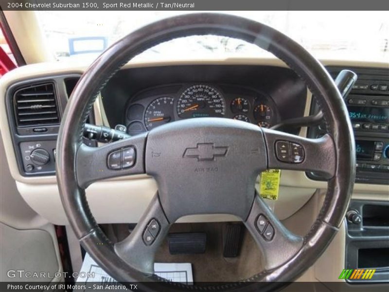 Sport Red Metallic / Tan/Neutral 2004 Chevrolet Suburban 1500