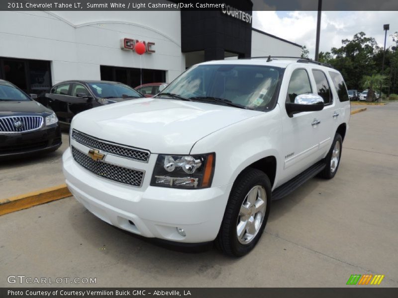 Summit White / Light Cashmere/Dark Cashmere 2011 Chevrolet Tahoe LT