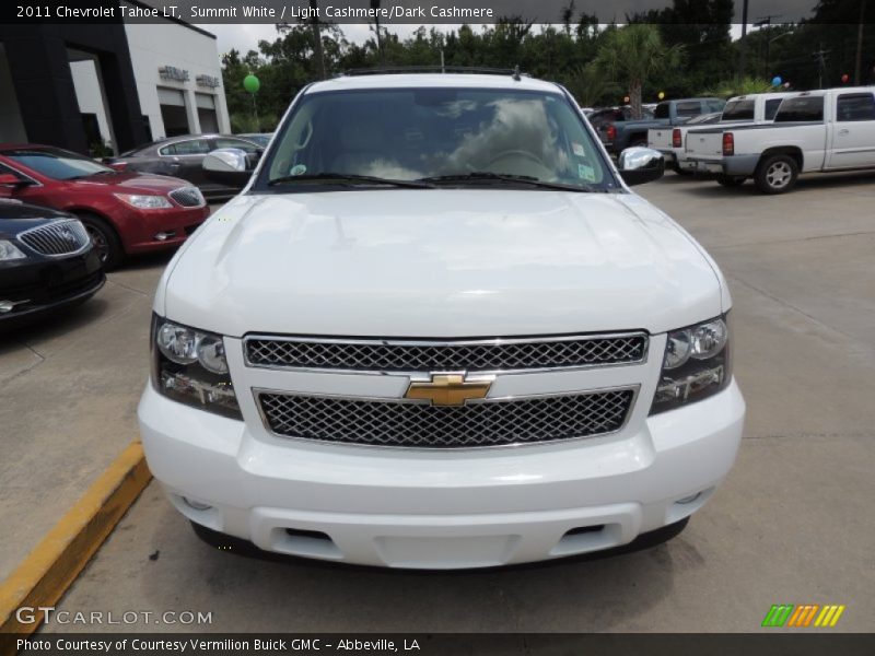 Summit White / Light Cashmere/Dark Cashmere 2011 Chevrolet Tahoe LT