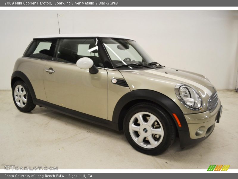 Sparkling Silver Metallic / Black/Grey 2009 Mini Cooper Hardtop