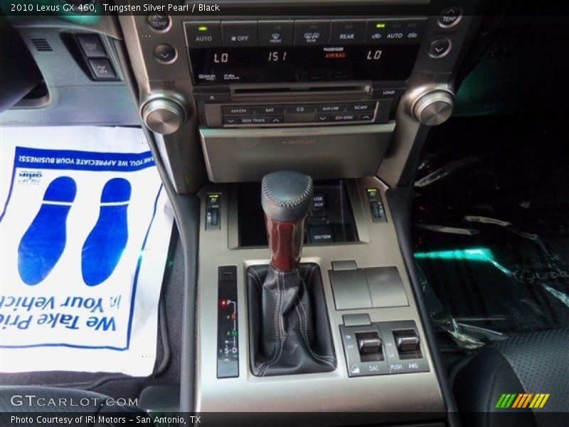 Tungsten Silver Pearl / Black 2010 Lexus GX 460