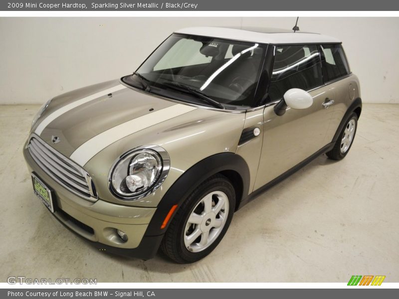 Sparkling Silver Metallic / Black/Grey 2009 Mini Cooper Hardtop