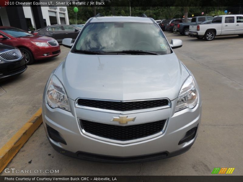 Silver Ice Metallic / Jet Black 2010 Chevrolet Equinox LT