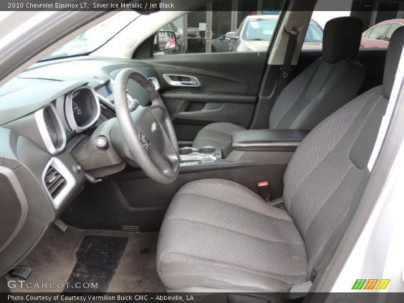 Silver Ice Metallic / Jet Black 2010 Chevrolet Equinox LT