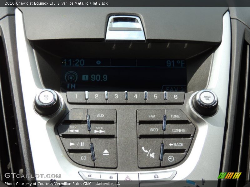 Silver Ice Metallic / Jet Black 2010 Chevrolet Equinox LT