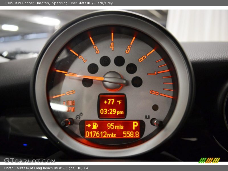 Sparkling Silver Metallic / Black/Grey 2009 Mini Cooper Hardtop