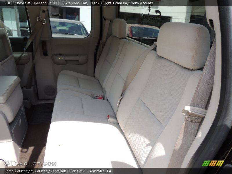Black / Light Titanium/Ebony Accents 2008 Chevrolet Silverado 1500 LT Extended Cab