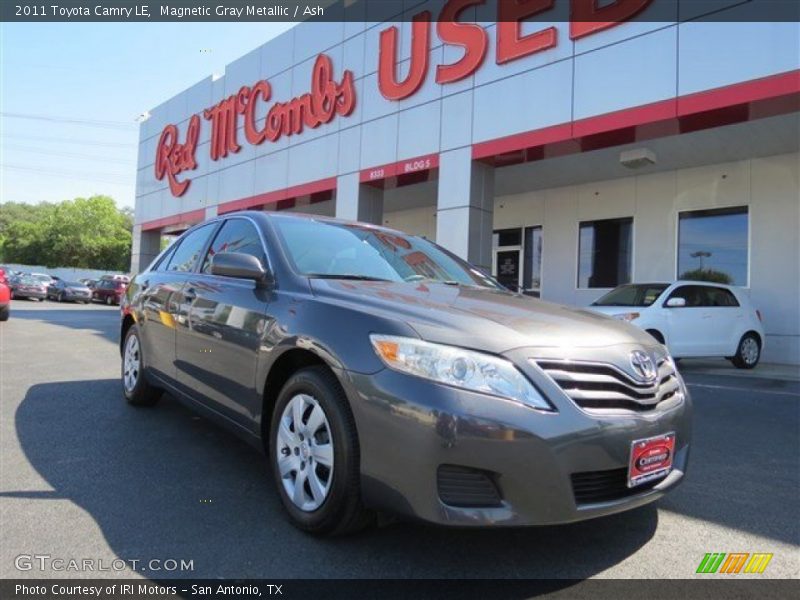 Magnetic Gray Metallic / Ash 2011 Toyota Camry LE