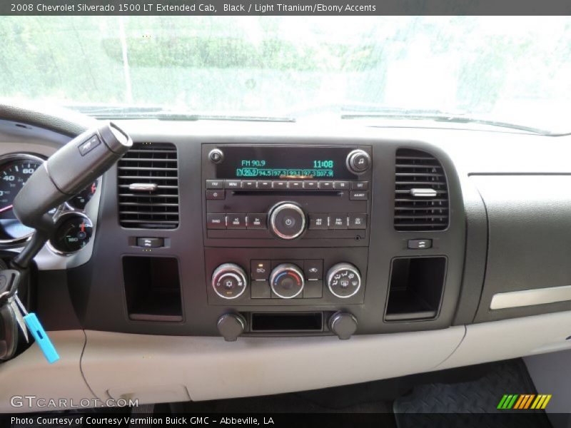 Black / Light Titanium/Ebony Accents 2008 Chevrolet Silverado 1500 LT Extended Cab