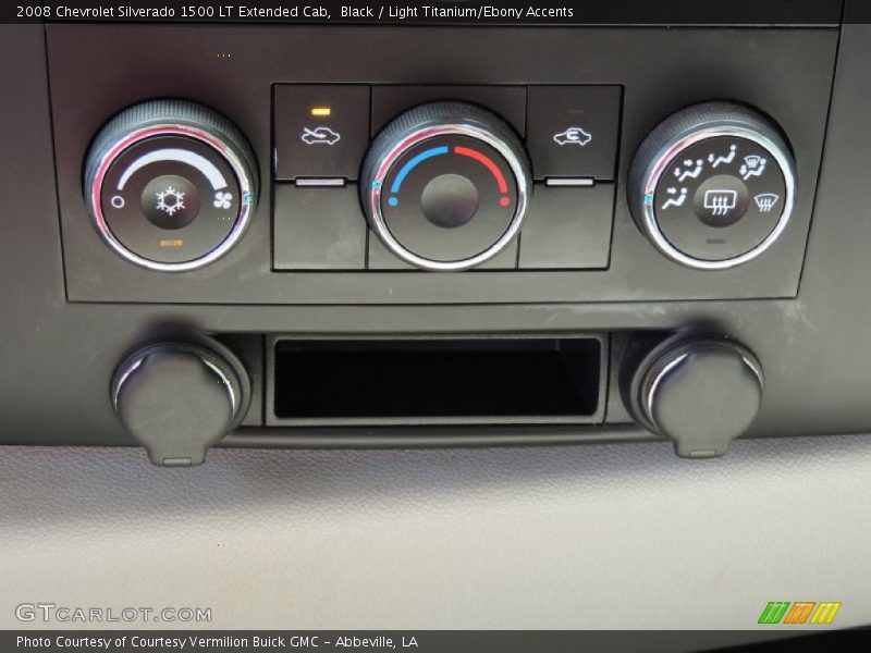 Black / Light Titanium/Ebony Accents 2008 Chevrolet Silverado 1500 LT Extended Cab
