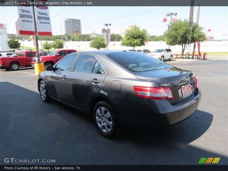 Magnetic Gray Metallic / Ash 2011 Toyota Camry LE