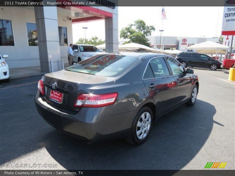 Magnetic Gray Metallic / Ash 2011 Toyota Camry LE