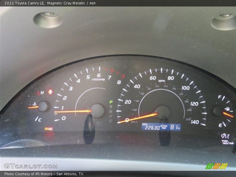 Magnetic Gray Metallic / Ash 2011 Toyota Camry LE