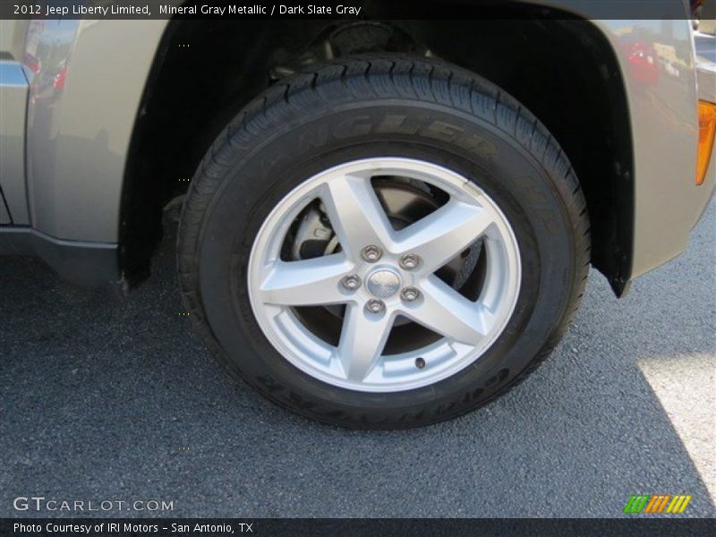 Mineral Gray Metallic / Dark Slate Gray 2012 Jeep Liberty Limited