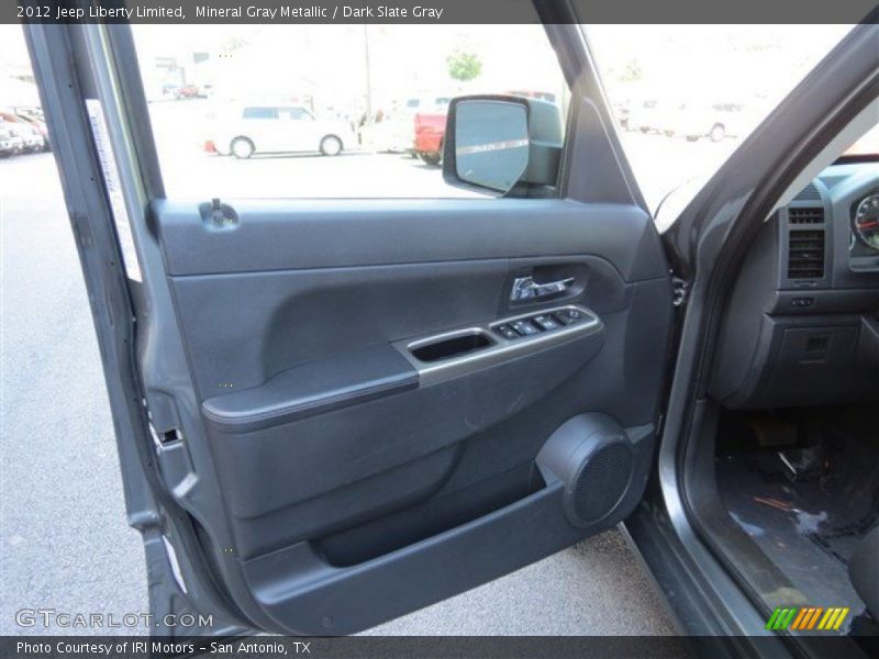 Mineral Gray Metallic / Dark Slate Gray 2012 Jeep Liberty Limited