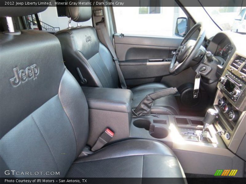 Mineral Gray Metallic / Dark Slate Gray 2012 Jeep Liberty Limited