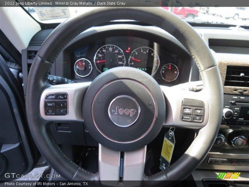 Mineral Gray Metallic / Dark Slate Gray 2012 Jeep Liberty Limited