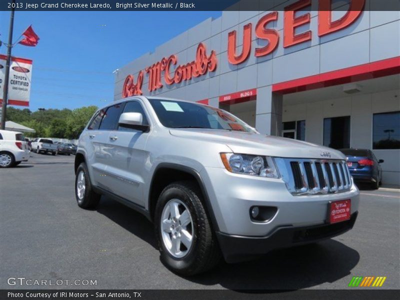 Bright Silver Metallic / Black 2013 Jeep Grand Cherokee Laredo