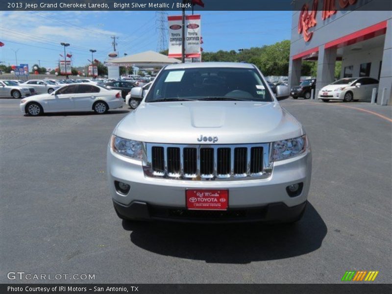 Bright Silver Metallic / Black 2013 Jeep Grand Cherokee Laredo