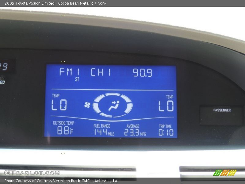 Cocoa Bean Metallic / Ivory 2009 Toyota Avalon Limited