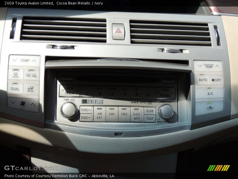 Cocoa Bean Metallic / Ivory 2009 Toyota Avalon Limited