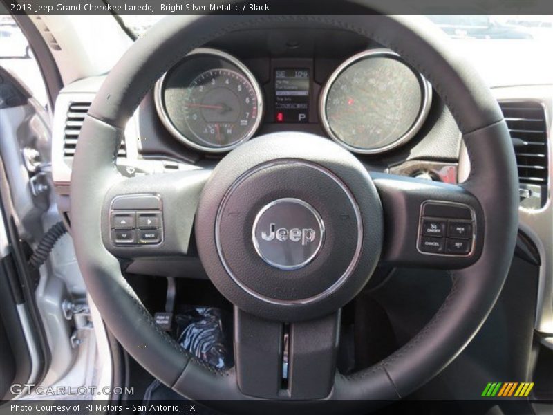 Bright Silver Metallic / Black 2013 Jeep Grand Cherokee Laredo
