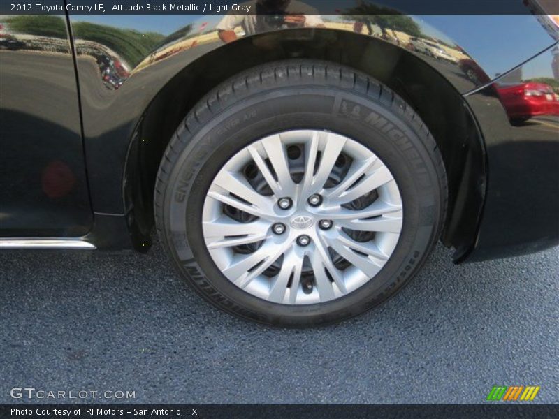 Attitude Black Metallic / Light Gray 2012 Toyota Camry LE