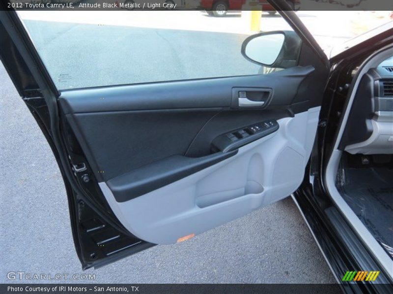 Attitude Black Metallic / Light Gray 2012 Toyota Camry LE