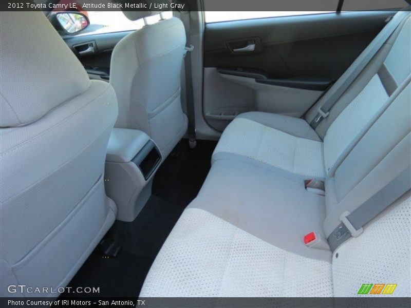 Attitude Black Metallic / Light Gray 2012 Toyota Camry LE