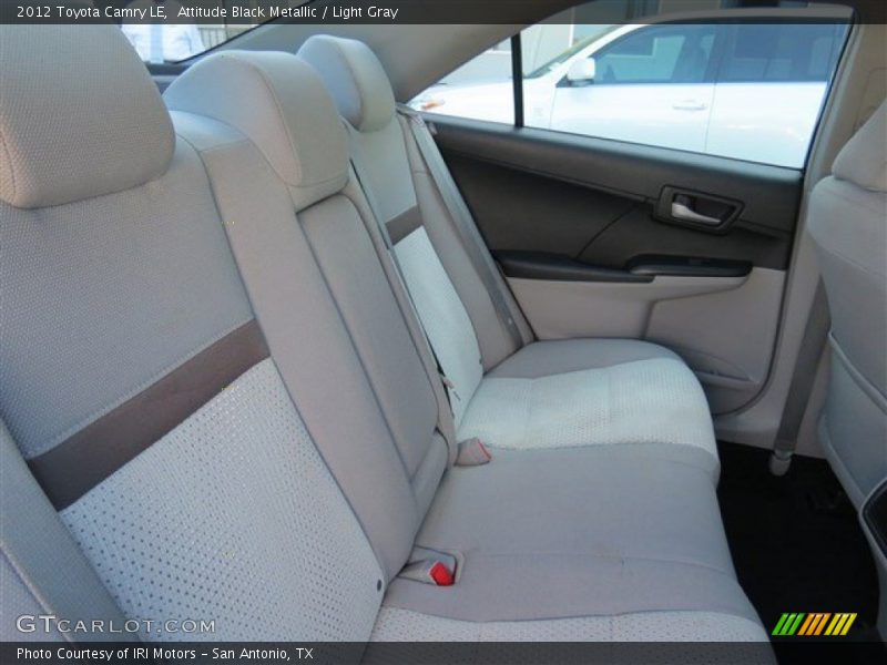 Attitude Black Metallic / Light Gray 2012 Toyota Camry LE