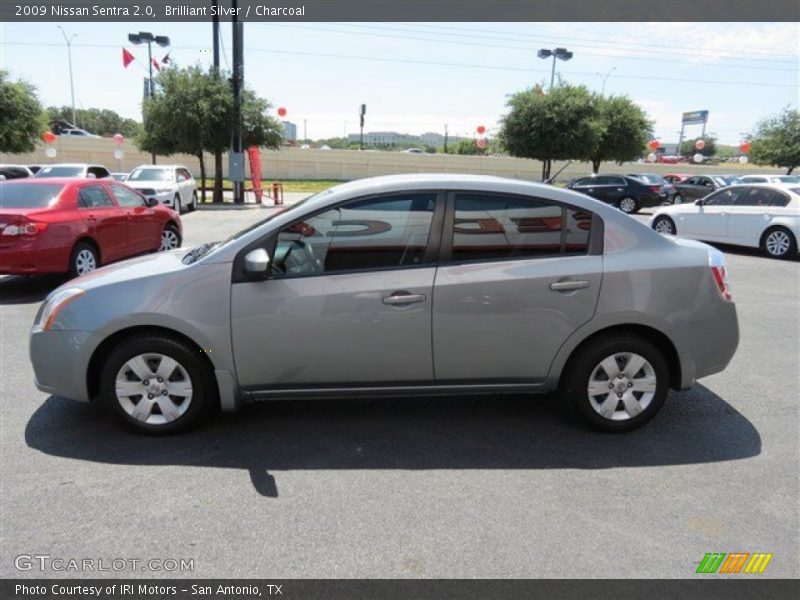 Brilliant Silver / Charcoal 2009 Nissan Sentra 2.0