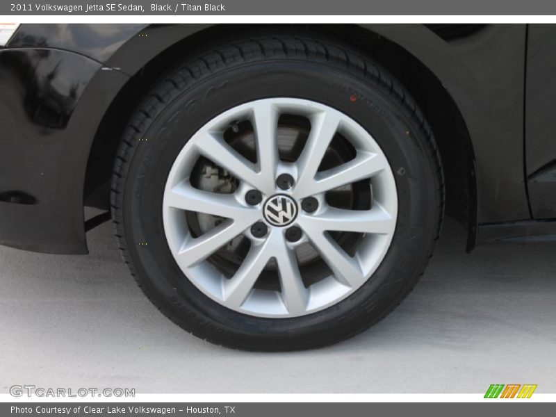 Black / Titan Black 2011 Volkswagen Jetta SE Sedan