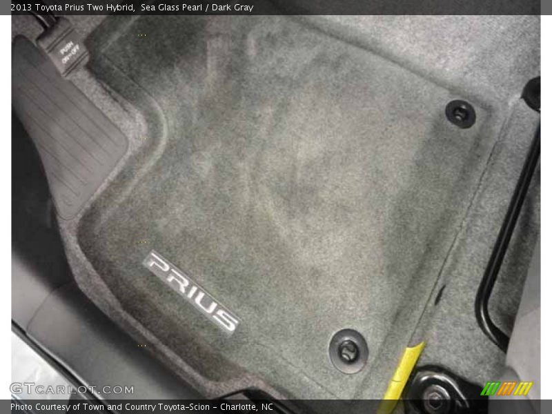 Sea Glass Pearl / Dark Gray 2013 Toyota Prius Two Hybrid