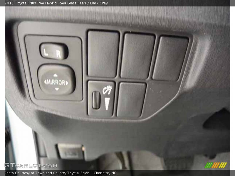 Sea Glass Pearl / Dark Gray 2013 Toyota Prius Two Hybrid