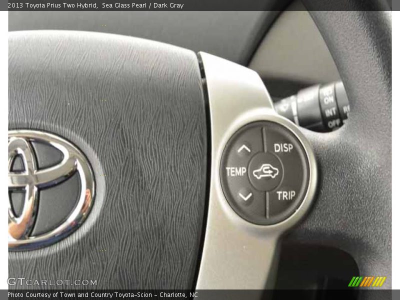 Sea Glass Pearl / Dark Gray 2013 Toyota Prius Two Hybrid