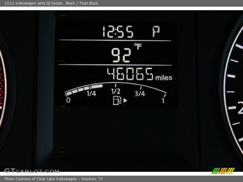 Black / Titan Black 2011 Volkswagen Jetta SE Sedan