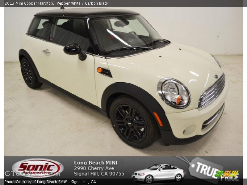 Pepper White / Carbon Black 2013 Mini Cooper Hardtop