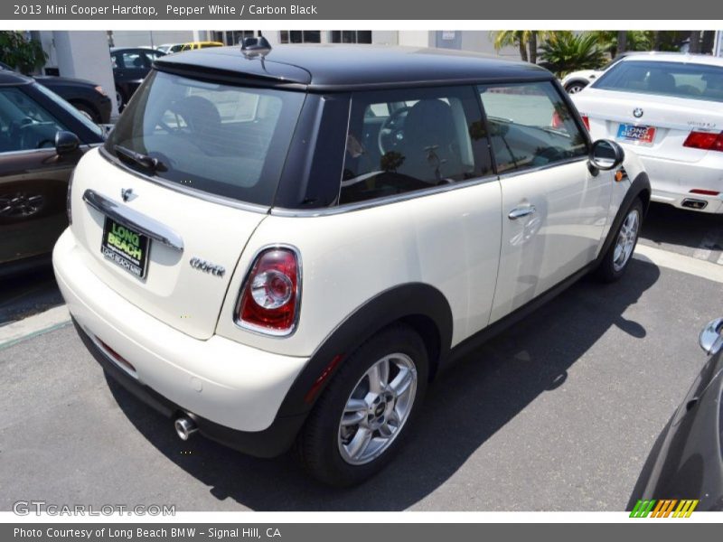 Pepper White / Carbon Black 2013 Mini Cooper Hardtop