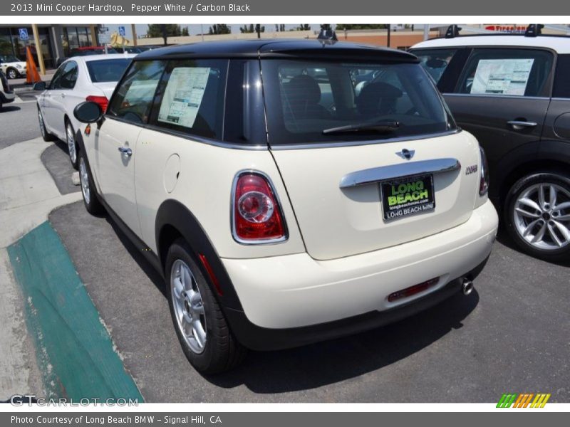 Pepper White / Carbon Black 2013 Mini Cooper Hardtop