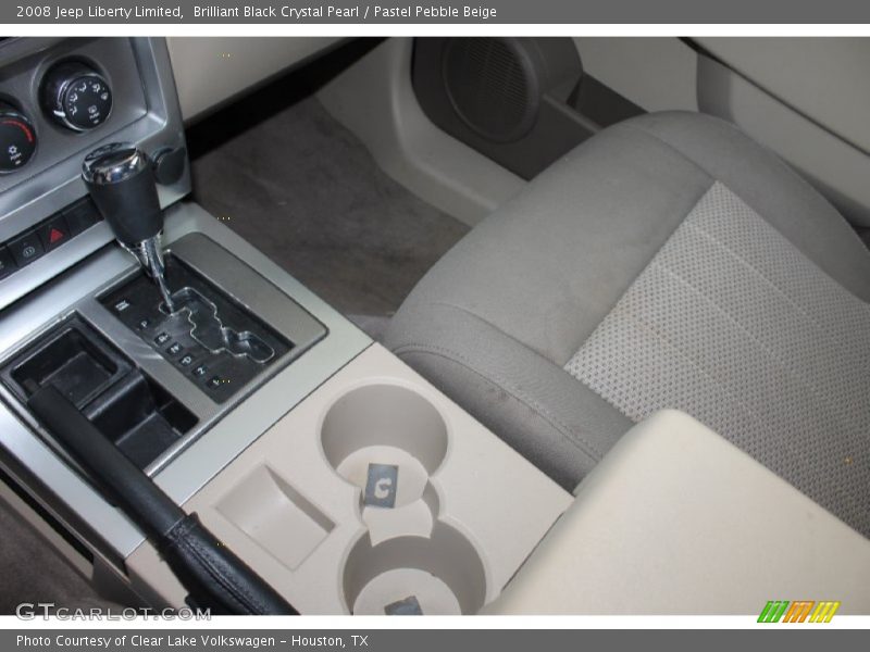 Brilliant Black Crystal Pearl / Pastel Pebble Beige 2008 Jeep Liberty Limited